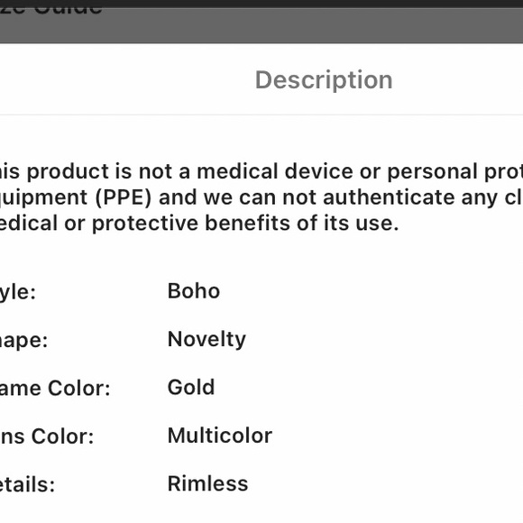 Butterfly Sunglasses with a coordinating pouch - Picture 6 of 7